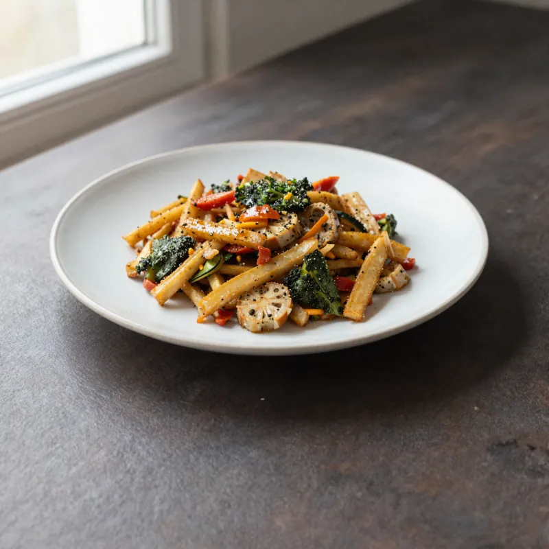 Povrtni stir-fry sa leblebijama u air fryeru