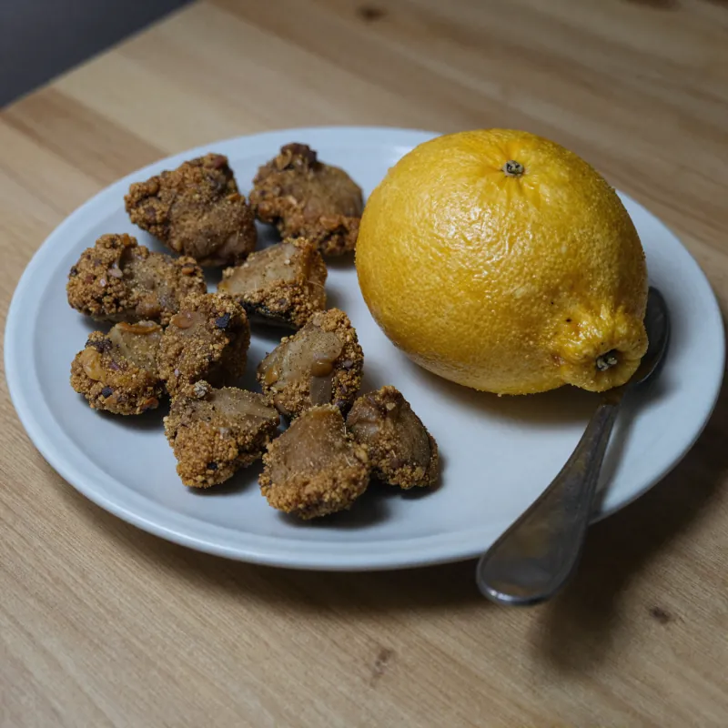 Voćni kup sa limunom i kremom od kondenzovanog mleka